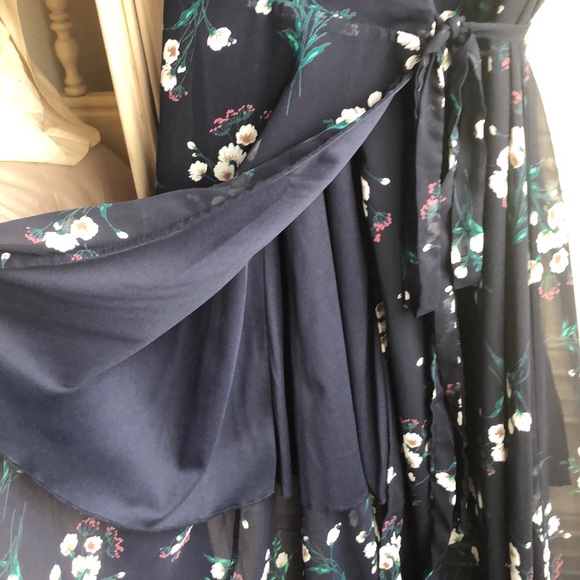 Floral Wrap Maxi Dress - Picture 4 of 10